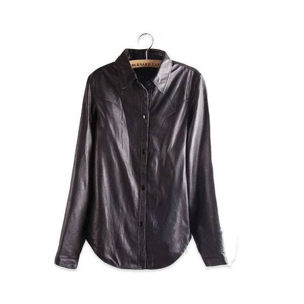 women's real sheepskin genuine leather jacket black slim fit leather jacket women spring autumn shirt women 2018
women's real sheepskin genuine leather jacket black slim fit leather jacket women spring autumn shirt women 2018