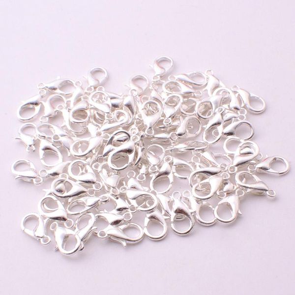 100 pcs lobster clasp hook necklaces accessories alloy diy keys connectors jewelry findings durable clip 2 colors chains, Blue;slivery
100 pcs lobster clasp hook necklaces accessories alloy diy keys connectors jewelry findings durable clip 2 colors chains, Blue;slivery
