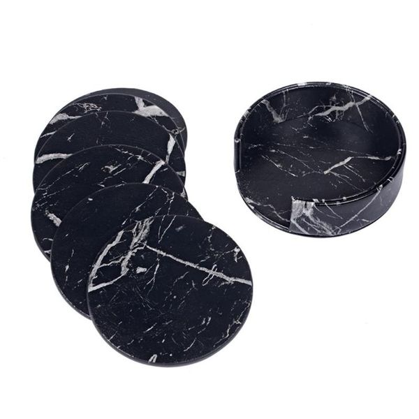 table runner 6pcs faux leather marble coasters cup mat pad holder placemat for diy tableware decor durable
table runner 6pcs faux leather marble coasters cup mat pad holder placemat for diy tableware decor durable