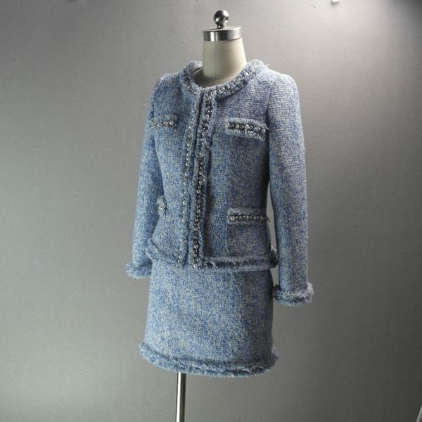 two piece dress italian elegant ladies office pearls beading tweed sets tassels twill jacket coats wrap mini skirts suit women outfits, White
two piece dress italian elegant ladies office pearls beading tweed sets tassels twill jacket coats wrap mini skirts suit women outfits, White