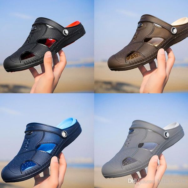 designer jelly slippers men hollow sandals causal non-slip summer slippers flip flops breathable water sandals beach slippers quality, Black
designer jelly slippers men hollow sandals causal non-slip summer slippers flip flops breathable water sandals beach slippers quality, Black