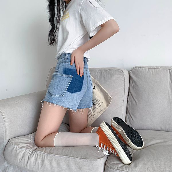 wholesale 2019 new summer selling women's fashion casual pocket pathwork shorts denim outerwear, Blue
wholesale 2019 new summer selling women's fashion casual pocket pathwork shorts denim outerwear, Blue