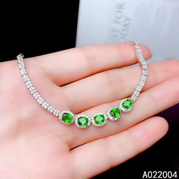 kjjeaxcmy fine jewelry 925 sterling silver inlaid diopside women hand bracelet classic support detection, Golden;silver
kjjeaxcmy fine jewelry 925 sterling silver inlaid diopside women hand bracelet classic support detection, Golden;silver
