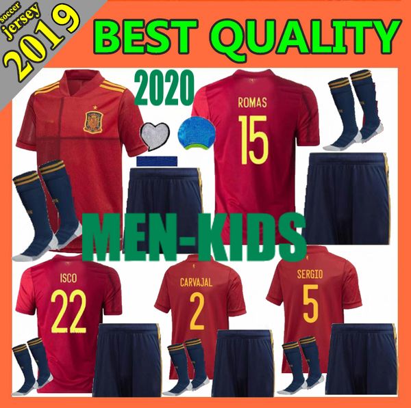 men kids kit 2020 euro spain morata home soccer jersey 20 21 koke asensio ramos silva isco european cup football shirts, Black
men kids kit 2020 euro spain morata home soccer jersey 20 21 koke asensio ramos silva isco european cup football shirts, Black