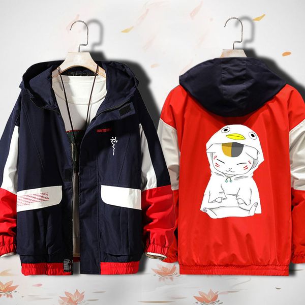 anime natsume yuujinchou natsume takashi madara zipper cardigan hooded jacket coat, Black;brown
anime natsume yuujinchou natsume takashi madara zipper cardigan hooded jacket coat, Black;brown