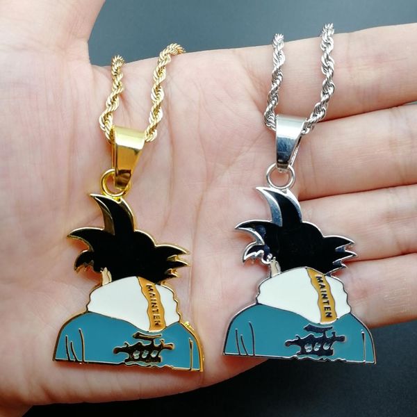 2019 new arrived men hip hop goku pendants necklaces fashion anime figure pendants necklace hiphop jewelry gifts, Silver
2019 new arrived men hip hop goku pendants necklaces fashion anime figure pendants necklace hiphop jewelry gifts, Silver