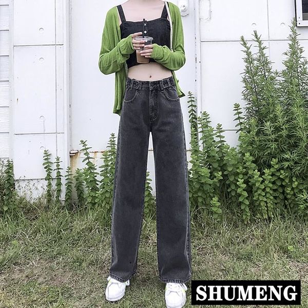 loose jeans female 2020 new chic straight mopping the floor high-waisted denim trousers wide leg pants femme spring, Blue
loose jeans female 2020 new chic straight mopping the floor high-waisted denim trousers wide leg pants femme spring, Blue