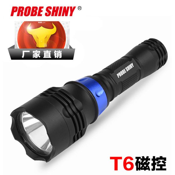 t6 light magnetron switch aluminium alloy flashlight major diving light flashlight led flashlight
t6 light magnetron switch aluminium alloy flashlight major diving light flashlight led flashlight