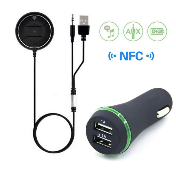 bluetooth 4.0 car kit with nfc function +3.5mm aux receiver dual usb 2.1a music receiver handsspeakerphone car charger
bluetooth 4.0 car kit with nfc function +3.5mm aux receiver dual usb 2.1a music receiver handsspeakerphone car charger