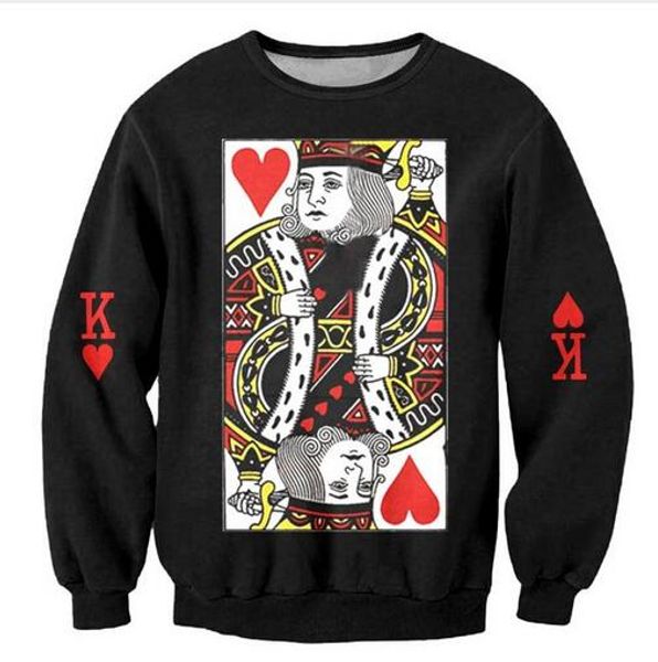 fashion printing 3d sweatshirt jumper red heart poker king sweats women men outfits hoodies plus size wy02, Black
fashion printing 3d sweatshirt jumper red heart poker king sweats women men outfits hoodies plus size wy02, Black