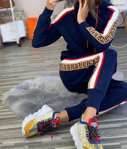 women sport tracksuit fleece pullover hooded pants 2 two piece woman set outfit casual fendi womens sweat suits sweatsuits clothes, Gray
women sport tracksuit fleece pullover hooded pants 2 two piece woman set outfit casual fendi womens sweat suits sweatsuits clothes, Gray
