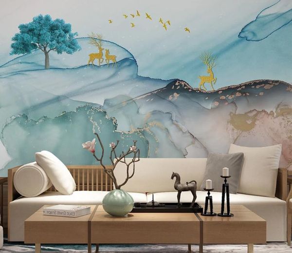 custom any size 3d wall papers home decor abstract watercolor landscape big tree elk wallpaper fresco living room
custom any size 3d wall papers home decor abstract watercolor landscape big tree elk wallpaper fresco living room
