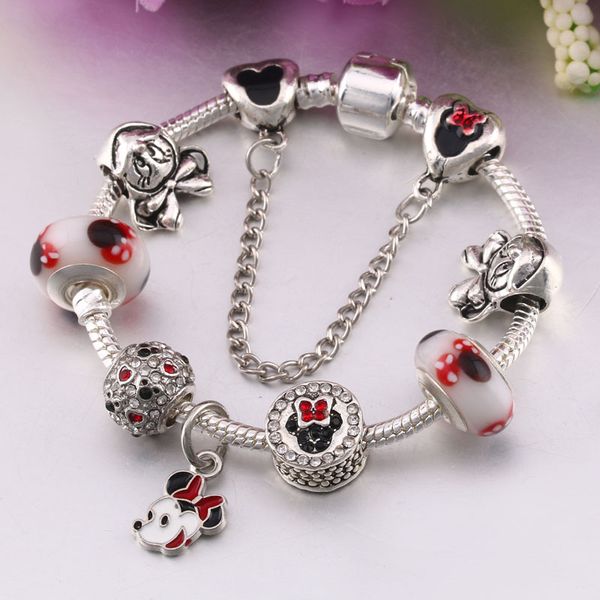 wholesale-925 murano dog pendant charm beads bracelet fit pandora cartoon bracelet jewelry, Black
wholesale-925 murano dog pendant charm beads bracelet fit pandora cartoon bracelet jewelry, Black