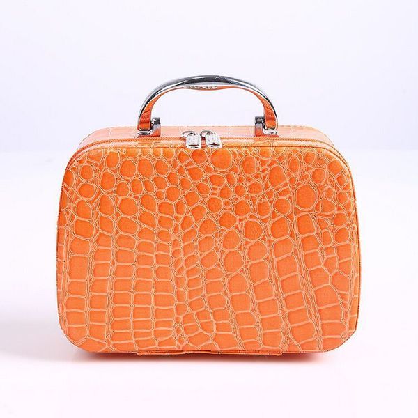 ougger small cosmetic bag orange pu fashion multifunction travel portable waterproof female suitcase for makeup with a mirror
ougger small cosmetic bag orange pu fashion multifunction travel portable waterproof female suitcase for makeup with a mirror