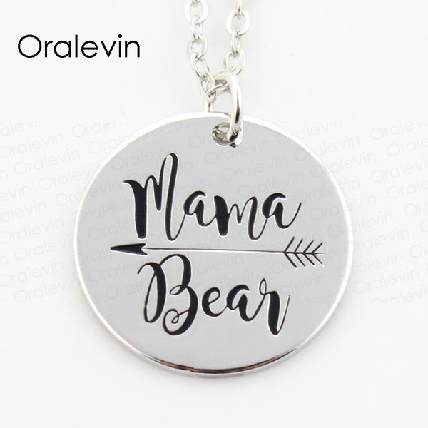 wholesale mama bear engraved pendant charms necklace lover gift jewelry 10pcs/lot,#ln166, Silver
wholesale mama bear engraved pendant charms necklace lover gift jewelry 10pcs/lot,#ln166, Silver