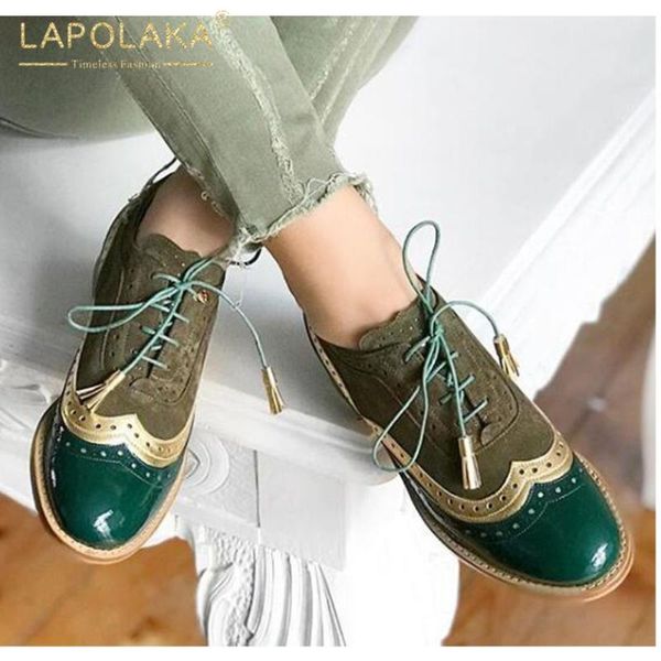 lapolaka 2020 new arrivals large size 43 british style office lady shoes women lace up ins brogue shoes woman flats, Black
lapolaka 2020 new arrivals large size 43 british style office lady shoes women lace up ins brogue shoes woman flats, Black