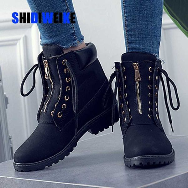 fashion women boots leather shoes work ankle boots for women 2019 cross-tied female safety size 36-42 g775, Black
fashion women boots leather shoes work ankle boots for women 2019 cross-tied female safety size 36-42 g775, Black