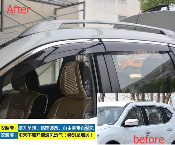 lapetus for nissan x-trail x trail / rogue 2014 - 2016 window visors awnings sunny rain protector guard molding garnish trim
lapetus for nissan x-trail x trail / rogue 2014 - 2016 window visors awnings sunny rain protector guard molding garnish trim
