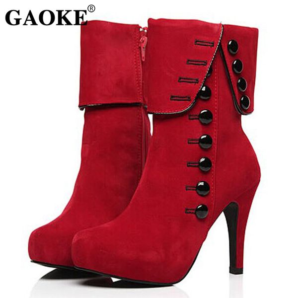 2020 woman boots high heels pumps platform woman shoes flock buckle winter autumn boots thin heel zapatos black red
2020 woman boots high heels pumps platform woman shoes flock buckle winter autumn boots thin heel zapatos black red