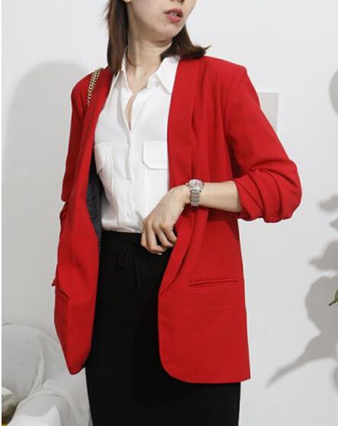 women korean version of the new boutique special personality trend temperament spring and autumn seven-minute sleeve suit jacket / xs-l, White;black
women korean version of the new boutique special personality trend temperament spring and autumn seven-minute sleeve suit jacket / xs-l, White;black