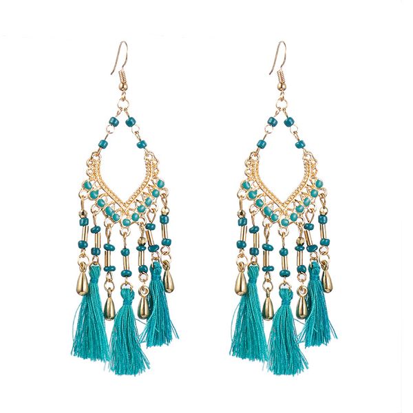 fashion bohemian colorful acrylic tassel earrings for women boho charm female dangle earring birthday gift, Silver
fashion bohemian colorful acrylic tassel earrings for women boho charm female dangle earring birthday gift, Silver