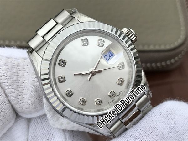 twf 28mm eta a2236 automatic womens watch steel case silver dial diamonds markers edition jubilee bracelet watches puretime tw10a1, Slivery;brown
twf 28mm eta a2236 automatic womens watch steel case silver dial diamonds markers edition jubilee bracelet watches puretime tw10a1, Slivery;brown