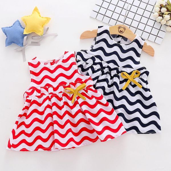 2019 summer new children's clothing infant baby girls sleeveless striped print ruffles dress sweet princess dresses costume, Red;yellow
2019 summer new children's clothing infant baby girls sleeveless striped print ruffles dress sweet princess dresses costume, Red;yellow