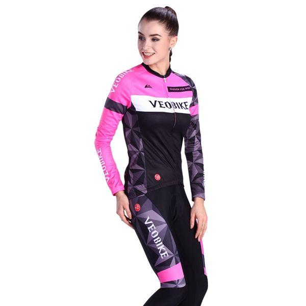 veobike women cycling jersey 2018 autumn long sleeve mountain road bike clothes mtb jerseys spring sport bicycle clothing sets, Black;blue
veobike women cycling jersey 2018 autumn long sleeve mountain road bike clothes mtb jerseys spring sport bicycle clothing sets, Black;blue