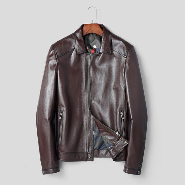 genuine goat leather coat 2019 new spring casual classical male leather jacket real men genuine coat chaqueta wine, Black
genuine goat leather coat 2019 new spring casual classical male leather jacket real men genuine coat chaqueta wine, Black