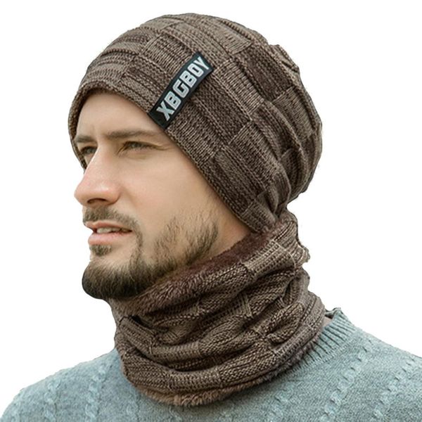2 pieces casual beanie hat+scarf set fashion men 2019 new winter warm knitted thicken skull caps and soft plush wool scarves
2 pieces casual beanie hat+scarf set fashion men 2019 new winter warm knitted thicken skull caps and soft plush wool scarves