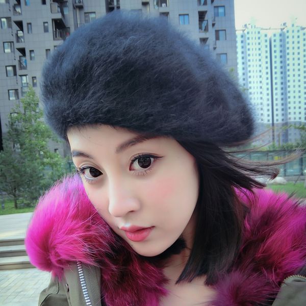 women plush mink cashmere beret ladies hand knitting hats winter warm knitting cap h1966, Blue;gray
women plush mink cashmere beret ladies hand knitting hats winter warm knitting cap h1966, Blue;gray