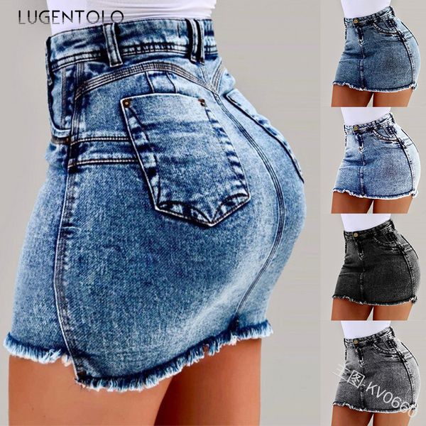 lugentolo women denim skirts short high waist empire solid slim fashion above knee mini womens skirts, Black
lugentolo women denim skirts short high waist empire solid slim fashion above knee mini womens skirts, Black