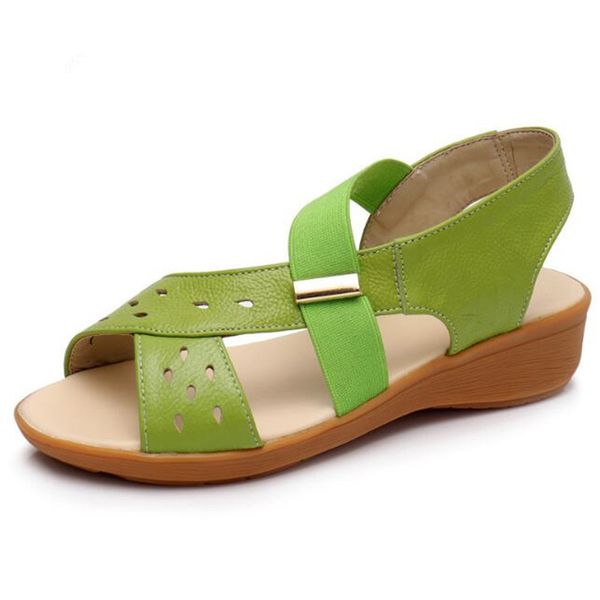 2019 new summer open shoes woman genuine leather sandals large size comfortable soft women sandals flat wedges casual sandals, Black
2019 new summer open shoes woman genuine leather sandals large size comfortable soft women sandals flat wedges casual sandals, Black