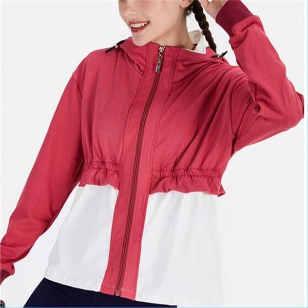 new autumn winter yoga colors patchwork fashion gym exercises female jacket running long sleeve femme coat, White;red
new autumn winter yoga colors patchwork fashion gym exercises female jacket running long sleeve femme coat, White;red