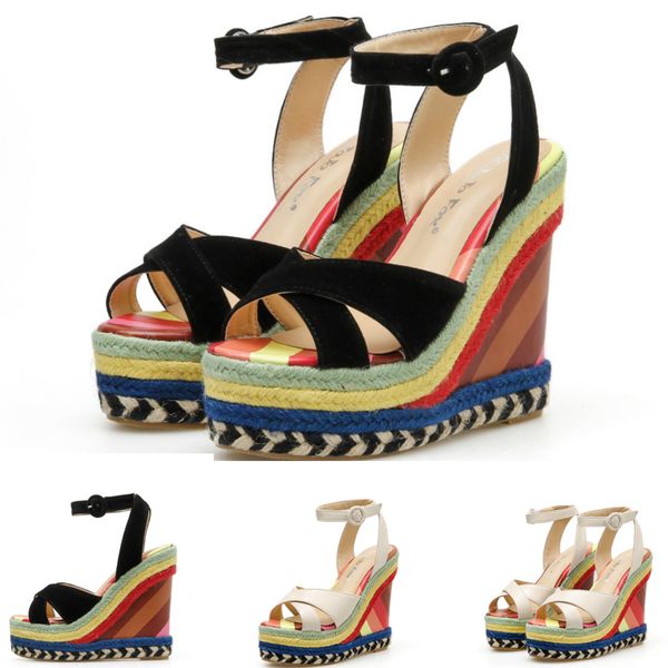 high heels sandals summer shoes flip flop chaussures femme platform sandals shoes women wedges platform lady bohemia sandals, Black
high heels sandals summer shoes flip flop chaussures femme platform sandals shoes women wedges platform lady bohemia sandals, Black