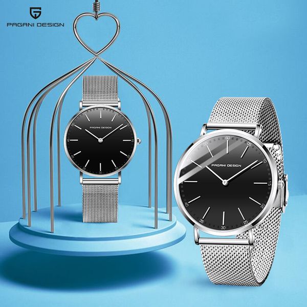 2020 pagani design couple watches fashion simple quartz watch sport clock couple casual watch relogio masculino, Slivery;brown
2020 pagani design couple watches fashion simple quartz watch sport clock couple casual watch relogio masculino, Slivery;brown