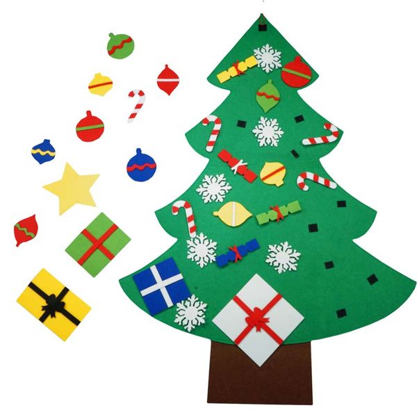 felt diy craft christmas tree with ornaments diy children kids toys gift door wall hanging xmas party decoration new year
felt diy craft christmas tree with ornaments diy children kids toys gift door wall hanging xmas party decoration new year