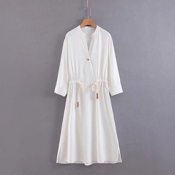 2019 women fashion white long dress female summer cotton linen v-neck casual adjusatble high waist dresses vestidos de fiesta, Black;gray
2019 women fashion white long dress female summer cotton linen v-neck casual adjusatble high waist dresses vestidos de fiesta, Black;gray