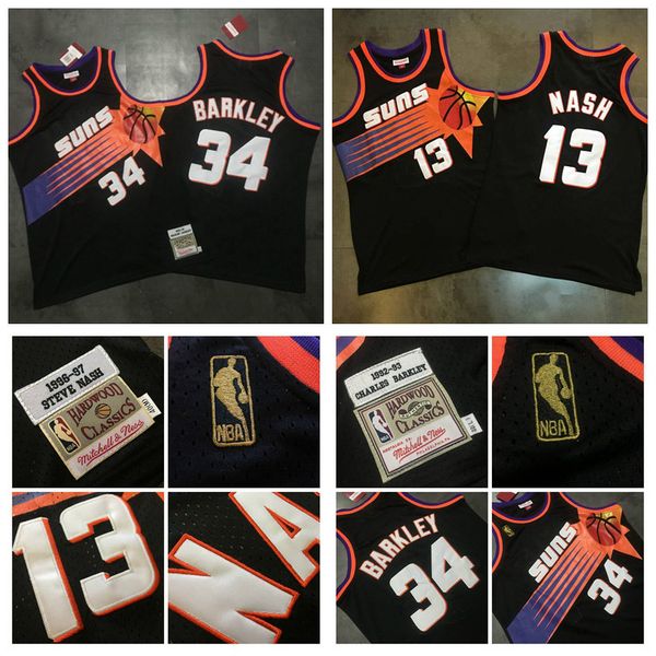 men phoenix suns 13 steve nash charles 34 barkley mitchell & ness black 1992-93 1996-97 hardwoods classics swingman jersey01, Black;red
men phoenix suns 13 steve nash charles 34 barkley mitchell & ness black 1992-93 1996-97 hardwoods classics swingman jersey01, Black;red