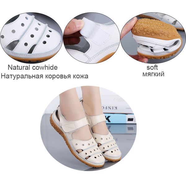 eofk new women gladiator genuine leather hollow casual comfortable soft bottom summer ladies flat beach sandals woman mx200407, Black
eofk new women gladiator genuine leather hollow casual comfortable soft bottom summer ladies flat beach sandals woman mx200407, Black