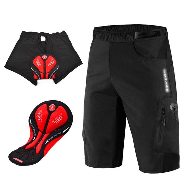 wosawe reflective men's mtb bike cycling shorts sports diy gel pad bicycle downhill riding racing rain resistance cycling short, Black
wosawe reflective men's mtb bike cycling shorts sports diy gel pad bicycle downhill riding racing rain resistance cycling short, Black