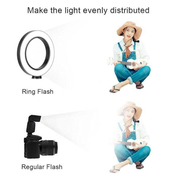 5.7 inch ring light tripod phone stand holder for video makeup mini led camera light with smart phone holder deskled lamp
5.7 inch ring light tripod phone stand holder for video makeup mini led camera light with smart phone holder deskled lamp