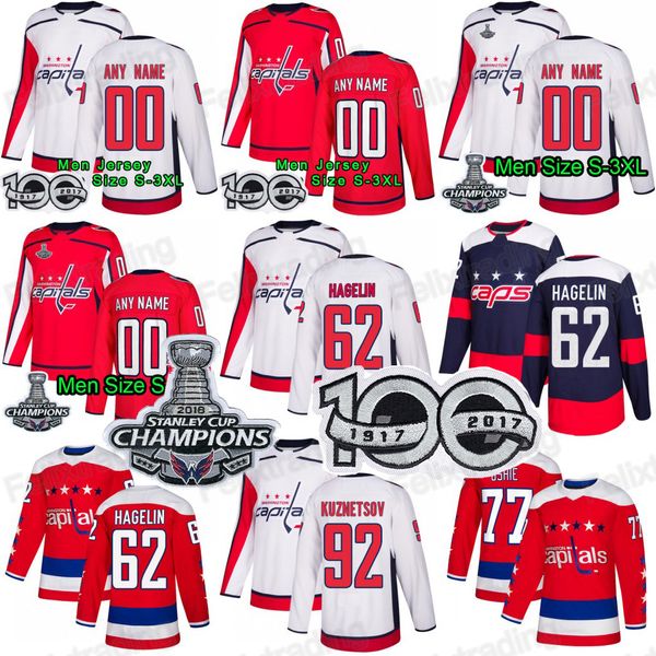 Custom Any Name Number Washington Capitals 8 Alex Ovechkin Nicklas Backstrom TJ Oshie Braden Holtby Tom Wilson Kuznetsov Hagelin Jersey
Custom Any Name Number Washington Capitals 8 Alex Ovechkin Nicklas Backstrom TJ Oshie Braden Holtby Tom Wilson Kuznetsov Hagelin Jersey