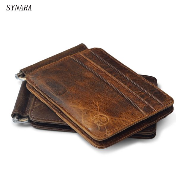 crazy horse leather genuine vintage money clip wallet purse men clip for money holder removable metal, Black
crazy horse leather genuine vintage money clip wallet purse men clip for money holder removable metal, Black