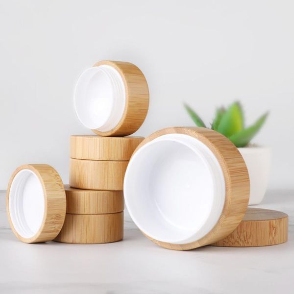 50g портативный натурального бамбука refillable бутылки косметика jar box макияж крем для хранения пот контейнер круглых бутылок
50g портативный натурального бамбука refillable бутылки косметика jar box макияж крем для хранения пот контейнер круглых бутылок