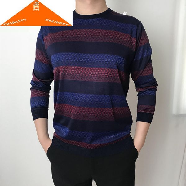 men's sweaters sweater men winter clothes 2021 korean fashion casual slim knitted mens autumn fit striped pullover hombre lw695, White;black
men's sweaters sweater men winter clothes 2021 korean fashion casual slim knitted mens autumn fit striped pullover hombre lw695, White;black