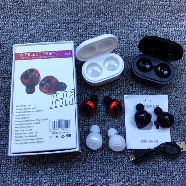 10pcs dt-3 tws wireless bluetooth 5.0 earphone true stereo earbud in-ear headset for smartphone
10pcs dt-3 tws wireless bluetooth 5.0 earphone true stereo earbud in-ear headset for smartphone