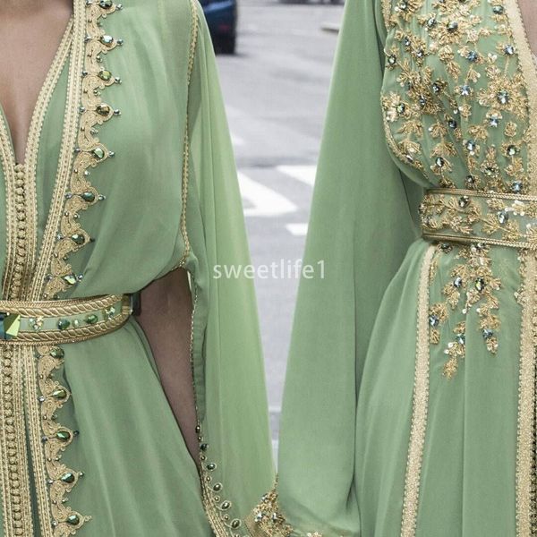 morcan kaftan sage chiffon evening dresses 2020 v neck beaded appliques a line long sleeve floor length formal occasion prom party gown, Black;red
morcan kaftan sage chiffon evening dresses 2020 v neck beaded appliques a line long sleeve floor length formal occasion prom party gown, Black;red