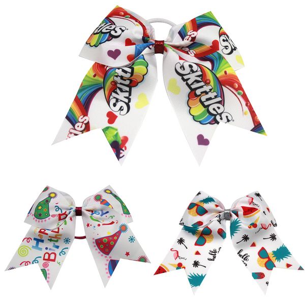 7 inch 2020 new skittles candy rainbow print hair bows girls party hair accessories rubber band handmade ribbon diy bands, Slivery;white
7 inch 2020 new skittles candy rainbow print hair bows girls party hair accessories rubber band handmade ribbon diy bands, Slivery;white
