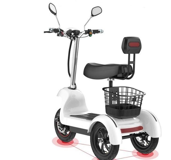 new three wheel electric tricycle electric bicycles 3 wheels kick scooter 48v 500w portable ebike for elderly, Silver;blue
new three wheel electric tricycle electric bicycles 3 wheels kick scooter 48v 500w portable ebike for elderly, Silver;blue